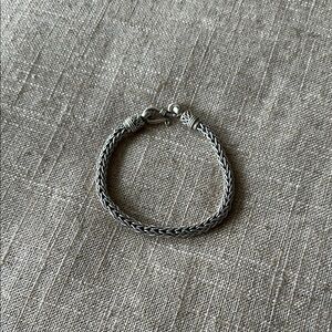 AuraStella Braided Silver Bracelet